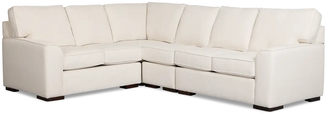 Sinclair Light Beige Fabric Medium Two-arm Sectional Sinclair Light Beige Fabric Medium Two-arm Sectional