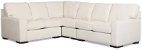 Sinclair Light Beige Fabric Medium Two-arm Sectional