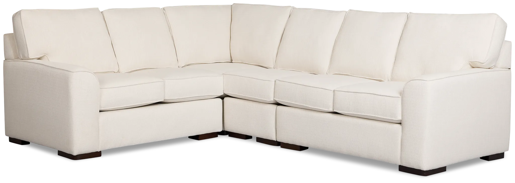 Sinclair Light Beige Fabric Medium Two-arm Sectional
