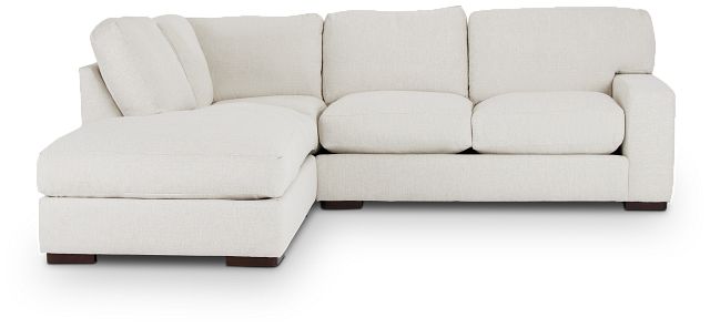 Veronica White Down Left Bumper Sectional (4)