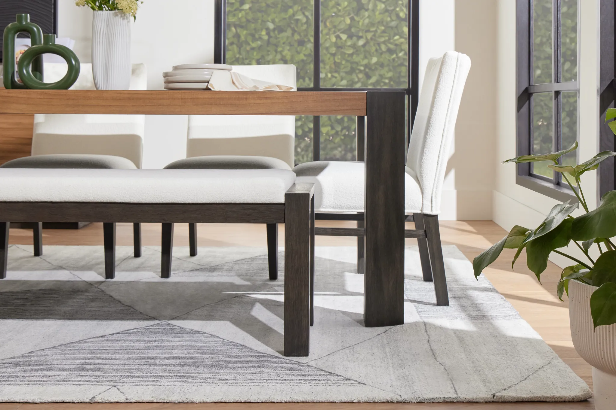 Jackson White Upholstered Side Chair