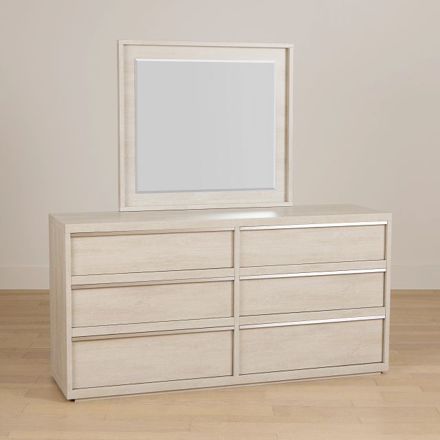 Capraia Light Tone Dresser & Mirror
