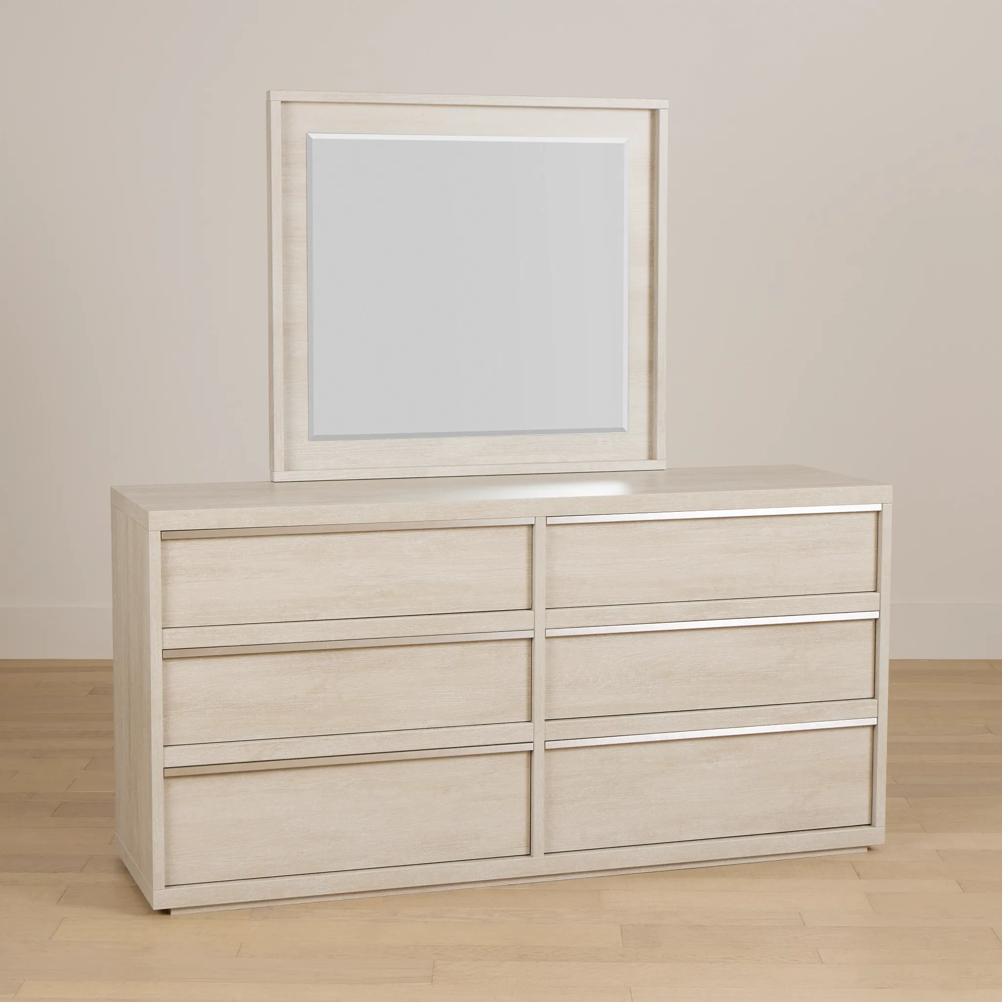 Capraia Light Tone Dresser & Mirror