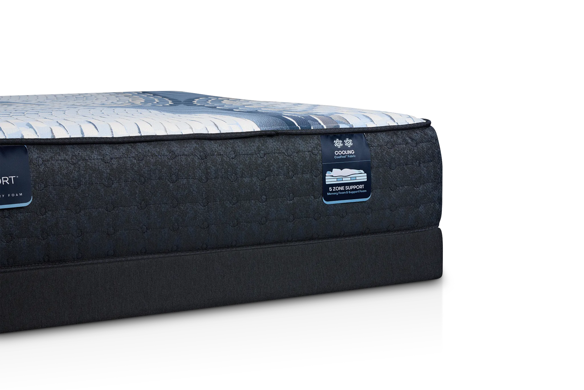 Serta Icomfort Elana Firm Low-profile Mattress Set