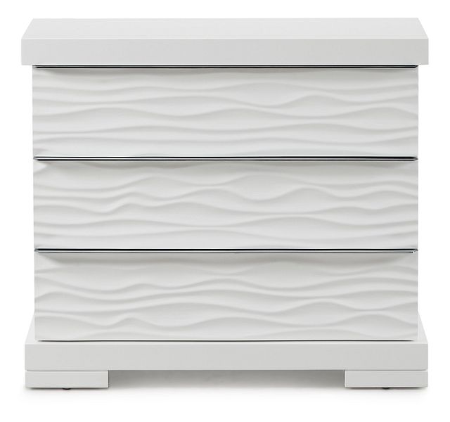 Ocean Drive White Nightstand