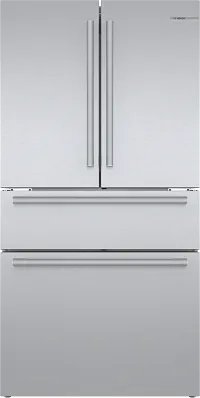 Bosch 800 Series Stainless Steel 36" French Door Refrigerator