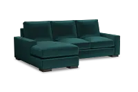 Edgewater Joya Teal Left Chaise Sectional