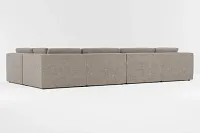 Destin Elite Brown Fabric 8-piece Pit Sectional