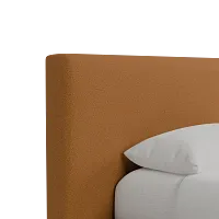 Grayton Merino Taupe 44" Upholstered Platform Bed