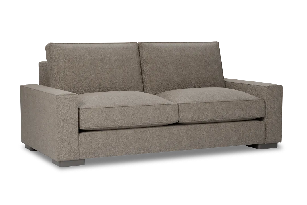 Edgewater Elite Brown 84" Sofa W/ 2 Cushions