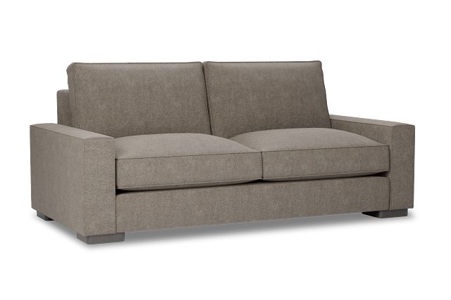 Edgewater Elite Brown 84" Sofa W/ 2 Cushions