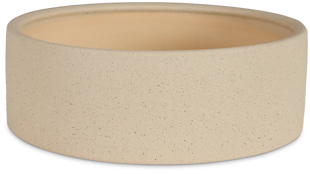 Sely Ivory Round Planter