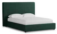 Grayton Joya Green 54" Upholstered Platform Bed