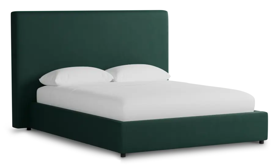 Grayton Joya Green 54" Upholstered Platform Bed Grayton Joya Green 54" Upholstered Platform Bed