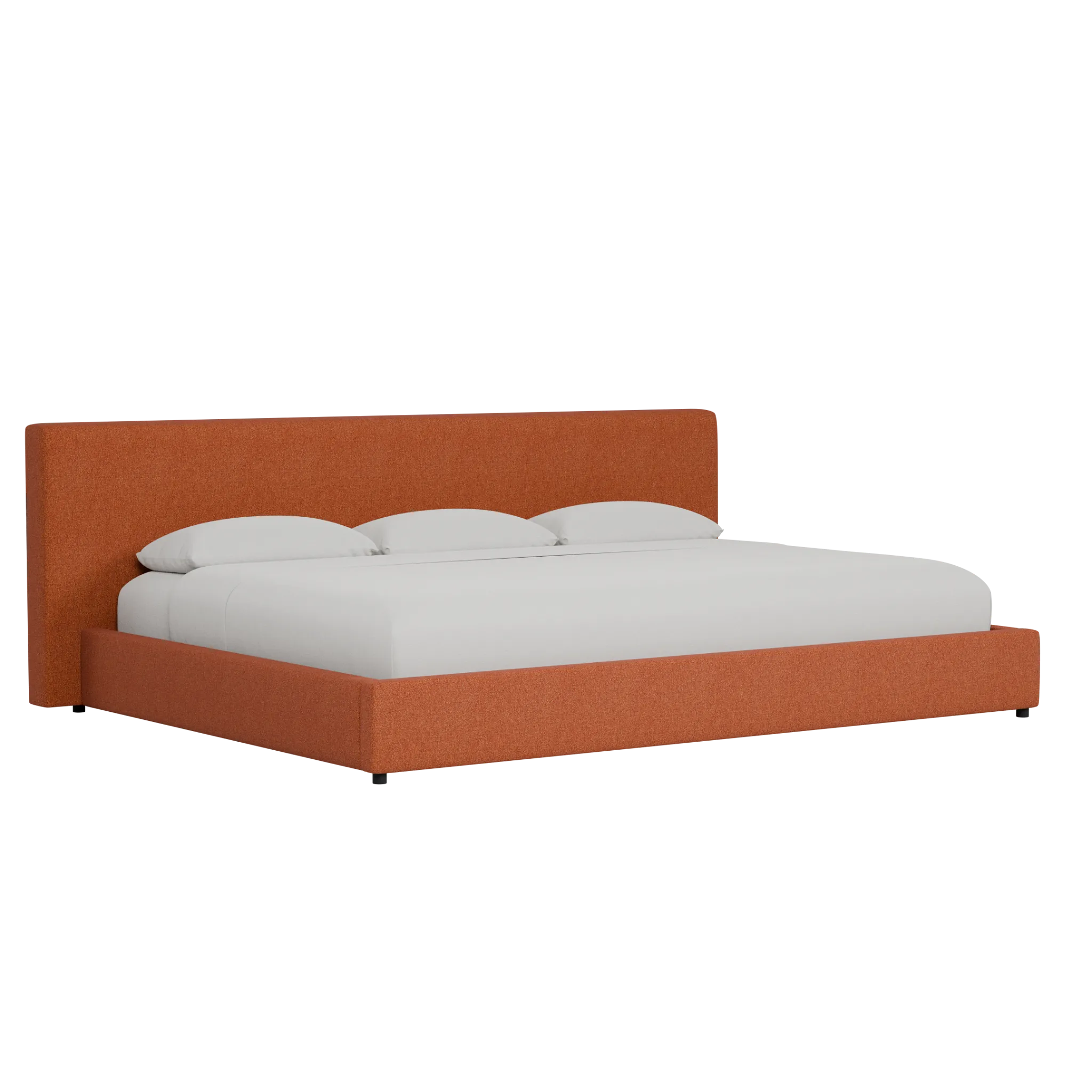 Grayton Elite Medium Brown 44" Upholstered Platform Bed