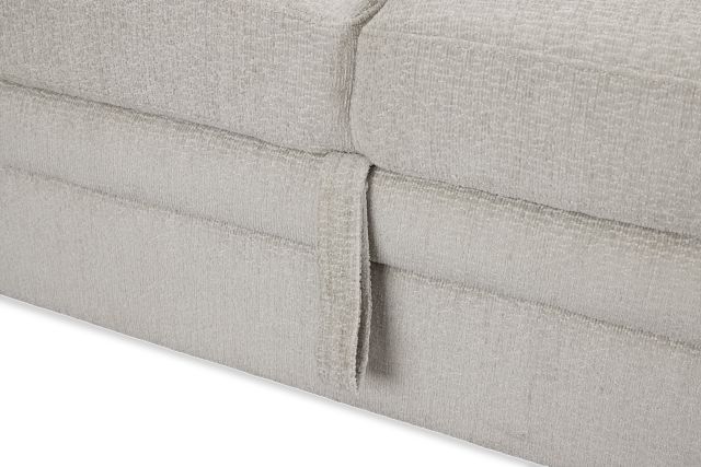 Everly Gray Fabric Small 2-arm Right Sleeper Storage Sectional