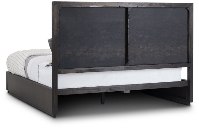 Madden Dark Tone Wood Platform Bed