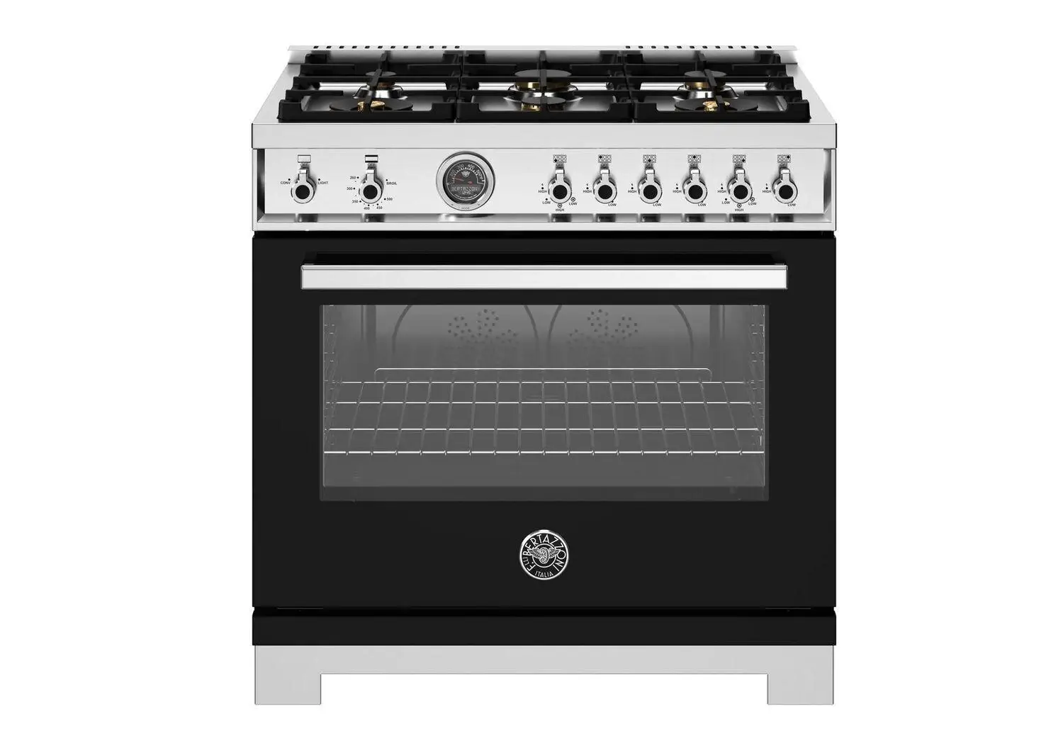 Bertazzoni 366 Series Black 36" Gas Range Bertazzoni 366 Series Black 36" Gas Range