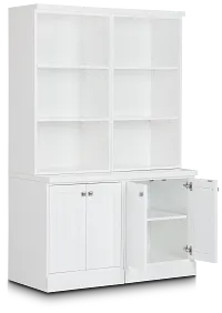 Newport White Door Bookcase