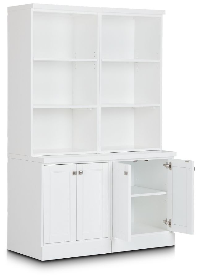 Newport White Door Bookcase