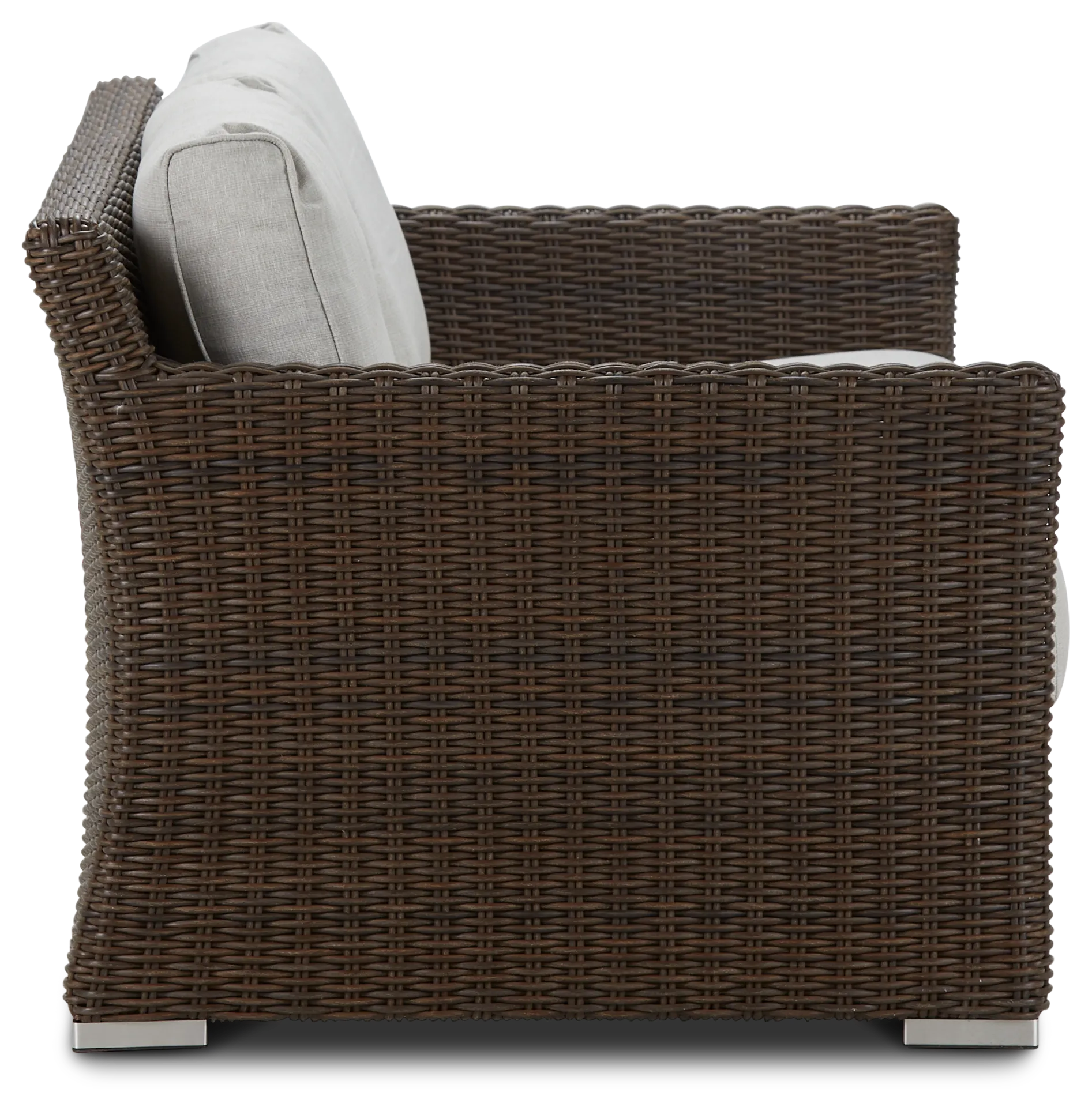Southport Gray Woven Loveseat