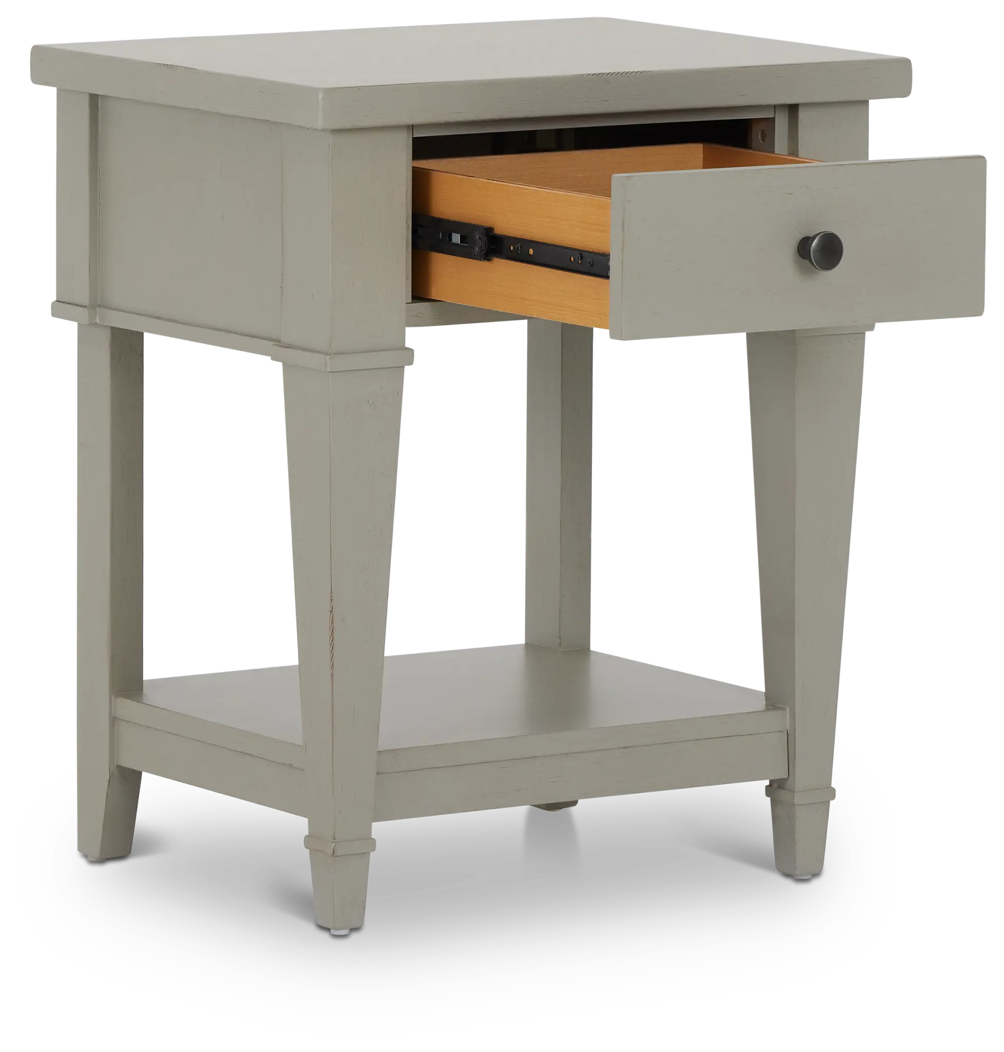 Stoney Gray 1-drawer Nightstand Stoney Gray 1-drawer Nightstand