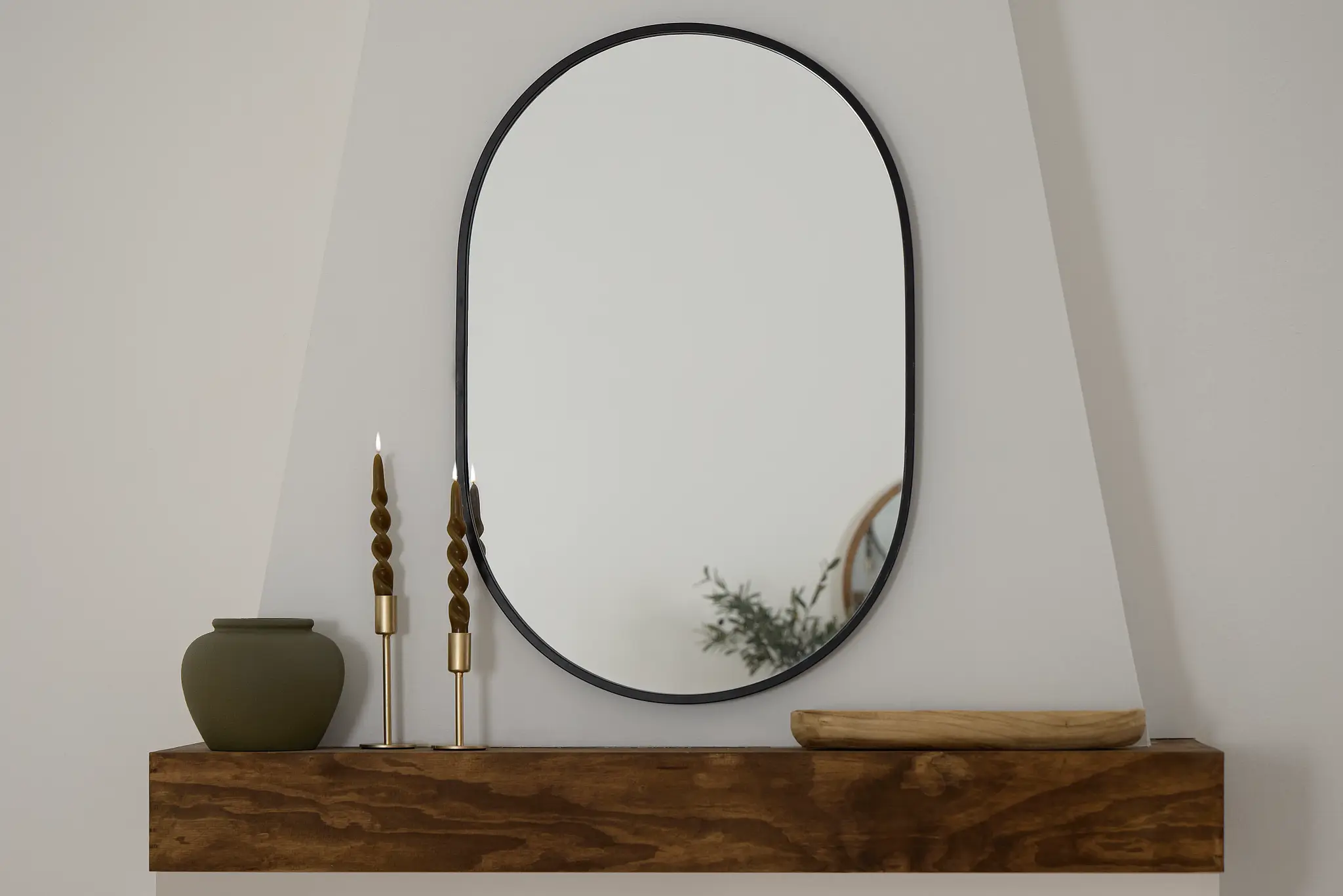 Ezra Black Medium Mirror Ezra Black Medium Mirror