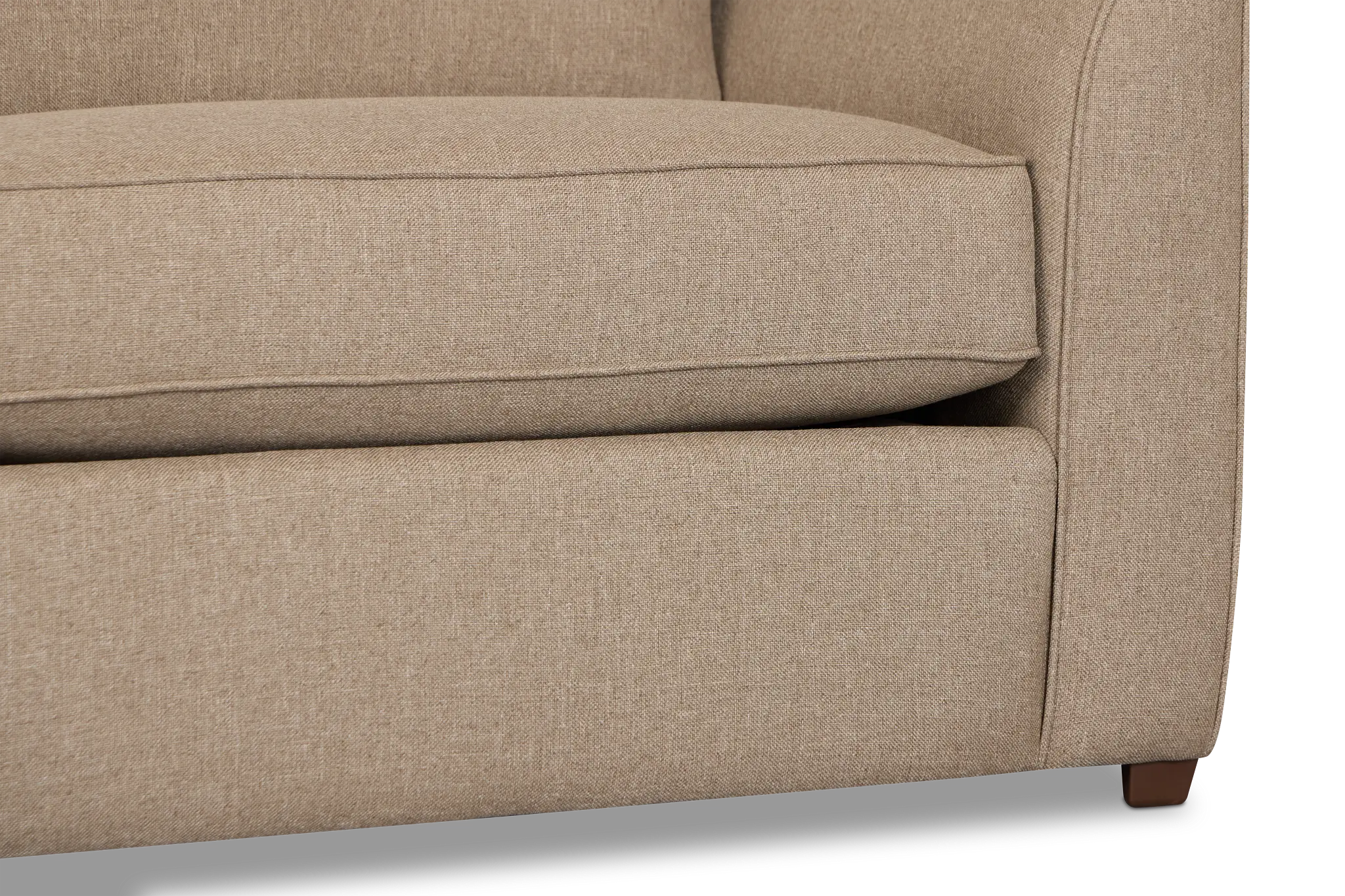 Tate Brown Fabric Memory Foam Sleeper Tate Brown Fabric Memory Foam Sleeper