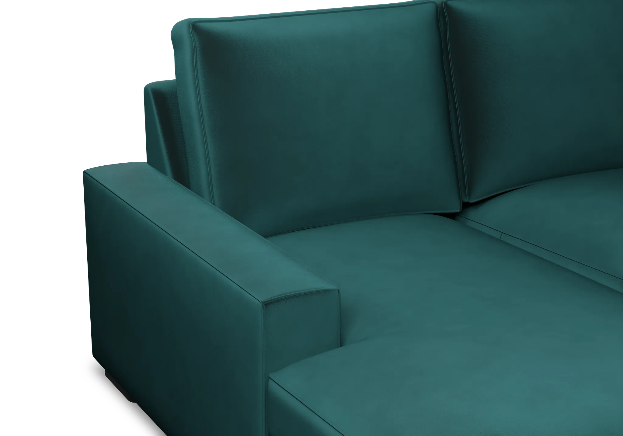 Edgewater Joya Teal Left Chaise Sectional