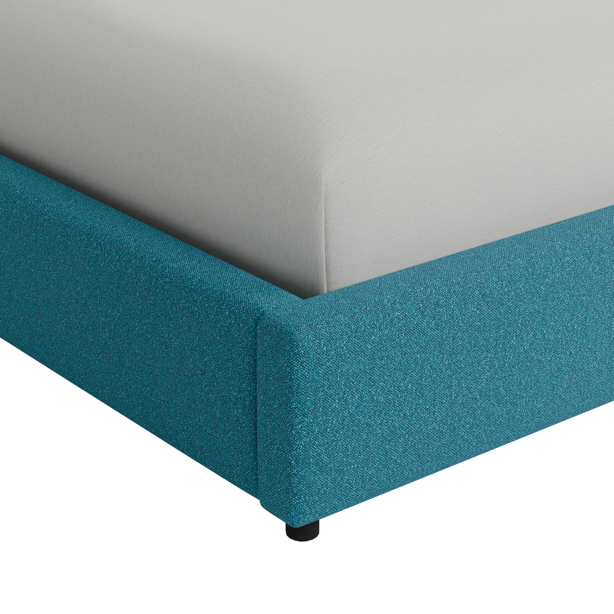 Grayton Elite Teal 54" Upholstered Platform Bed