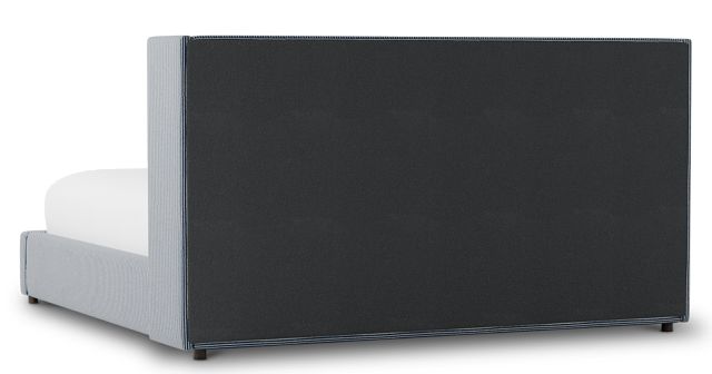 Captiva Lucy Navy 48" Upholstered Shelter Bed