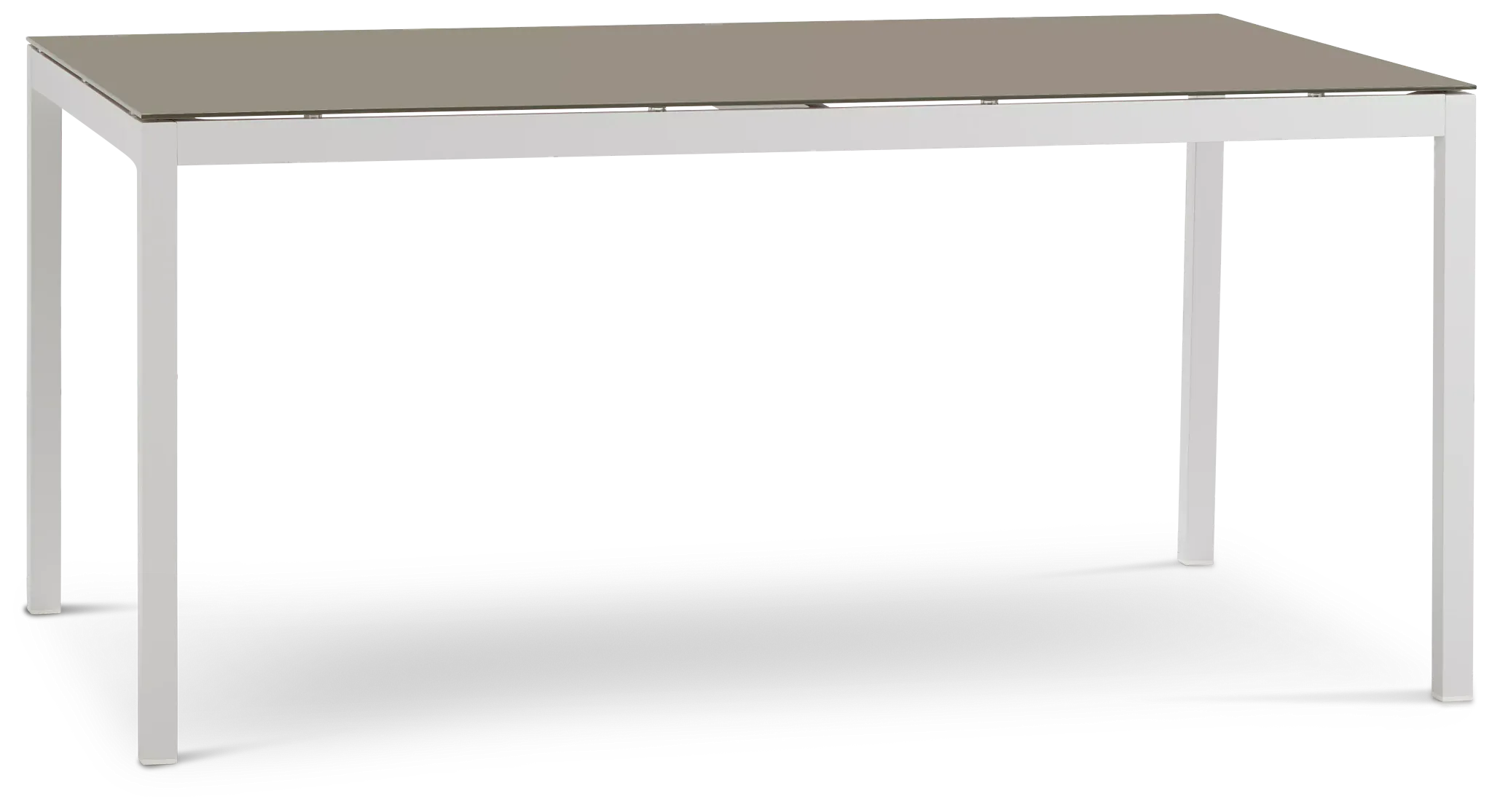 Aventura Champagne 63" Rectangular Table