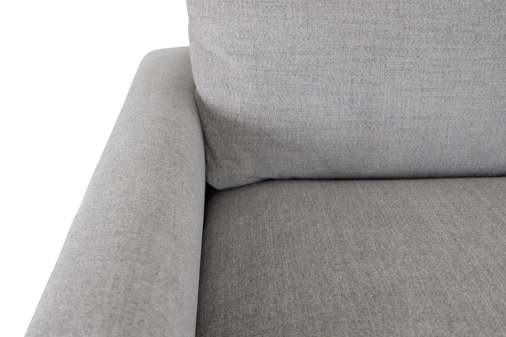 Noah Gray Fabric Small Two-arm Sectional Noah Gray Fabric Small Two-arm Sectional
