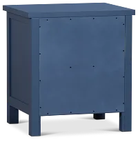 Charleston Dark Blue 2-drawer Nightstand
