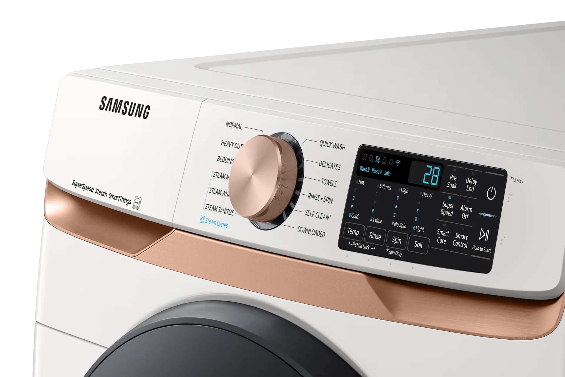 Samsung 8300 Series Ivory Front Load Washer