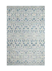 Milly Blue Poly Blend 5x8 Area Rug