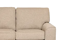 Sinclair Brown Fabric Memory Foam Sleeper