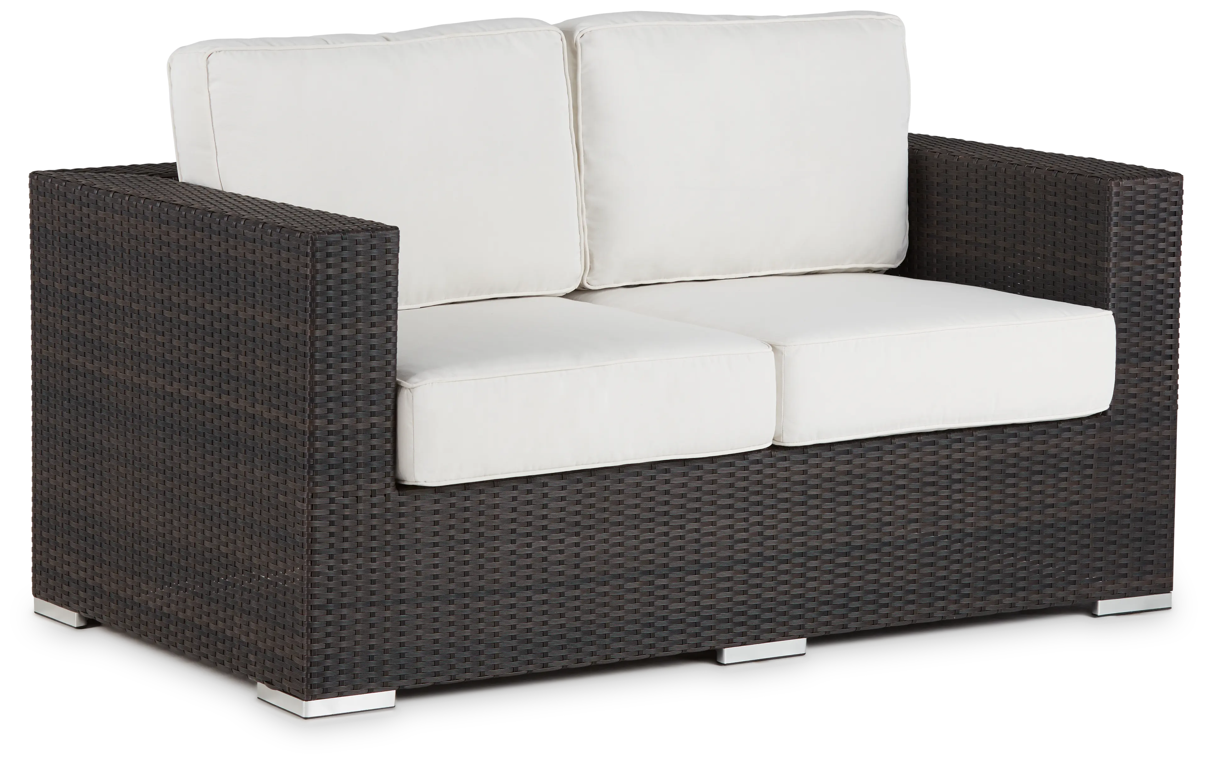 Fina White Loveseat Fina White Loveseat