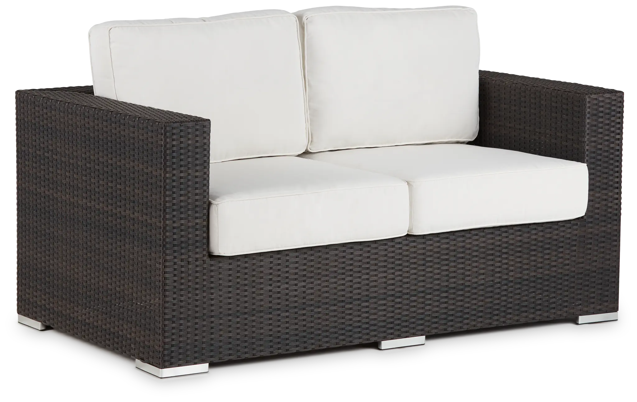 Fina White Loveseat Fina White Loveseat
