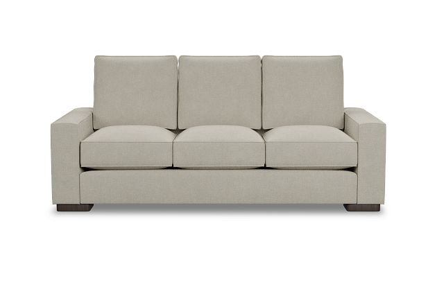 Edgewater Suave Beige 84" Sofa W/ 3 Cushions