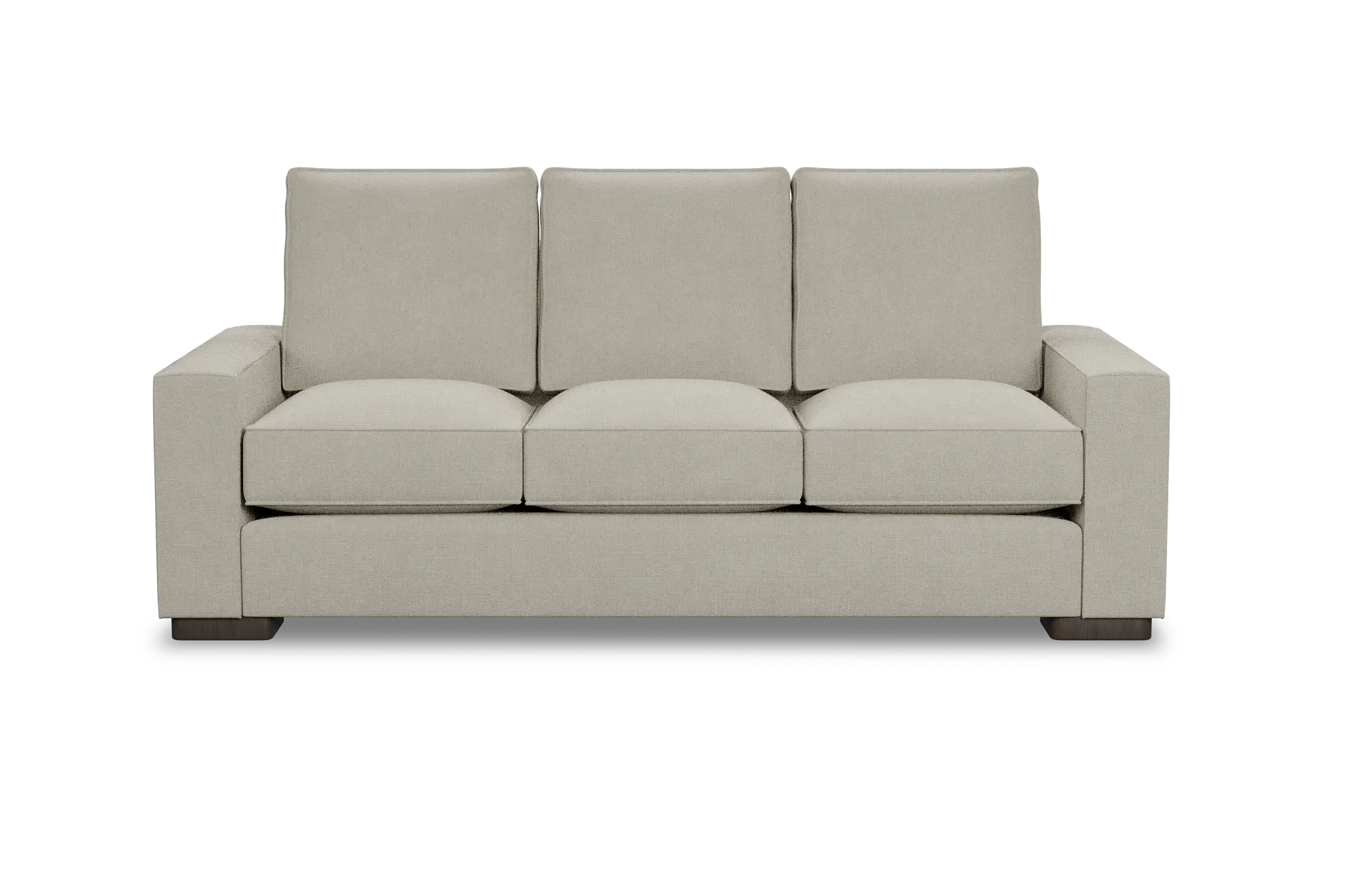Edgewater Suave Beige 84" Sofa W/ 3 Cushions Edgewater Suave Beige 84" Sofa W/ 3 Cushions