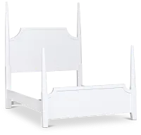 Carolina White Poster Bed