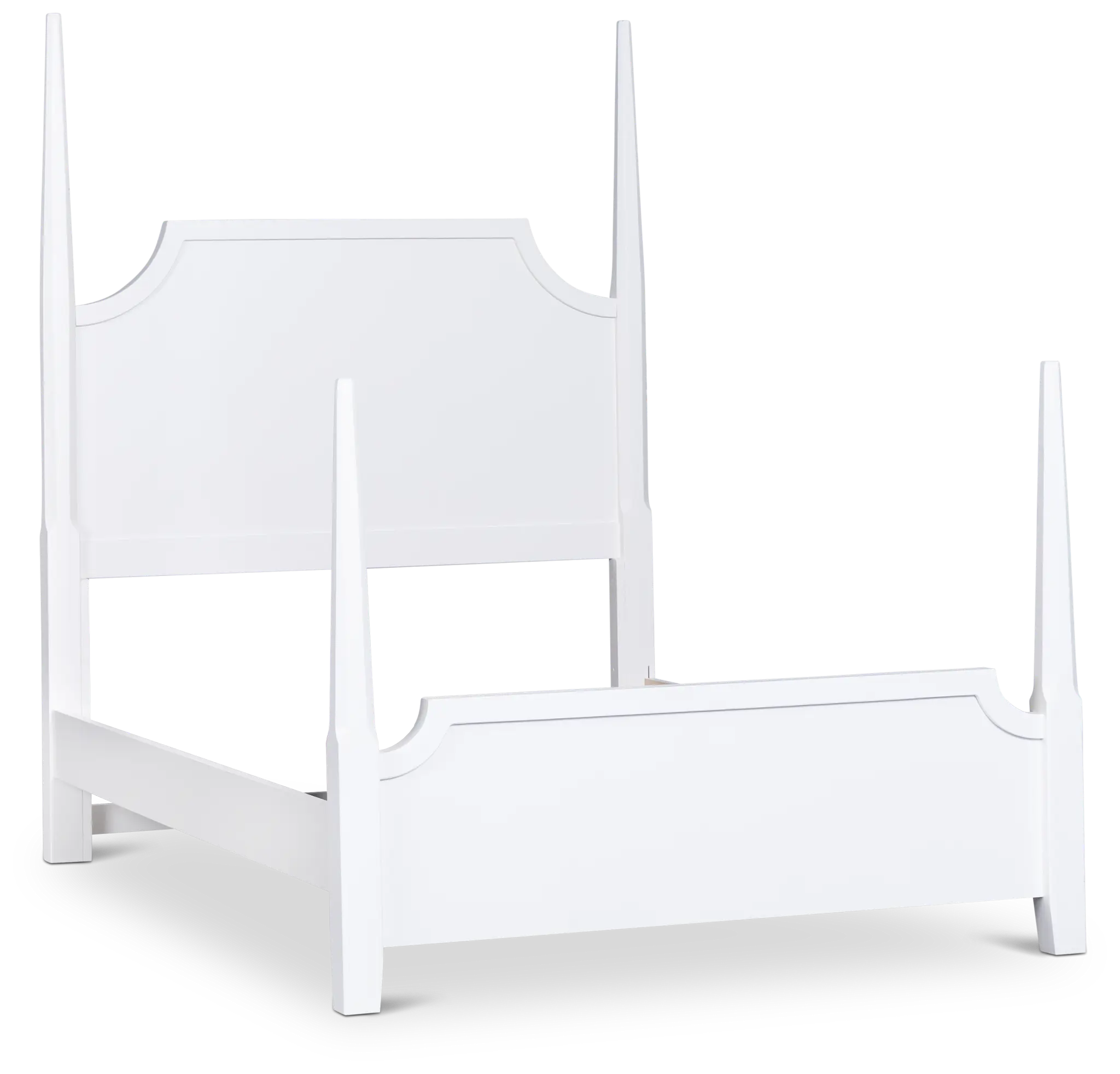 Carolina White Poster Bed Carolina White Poster Bed