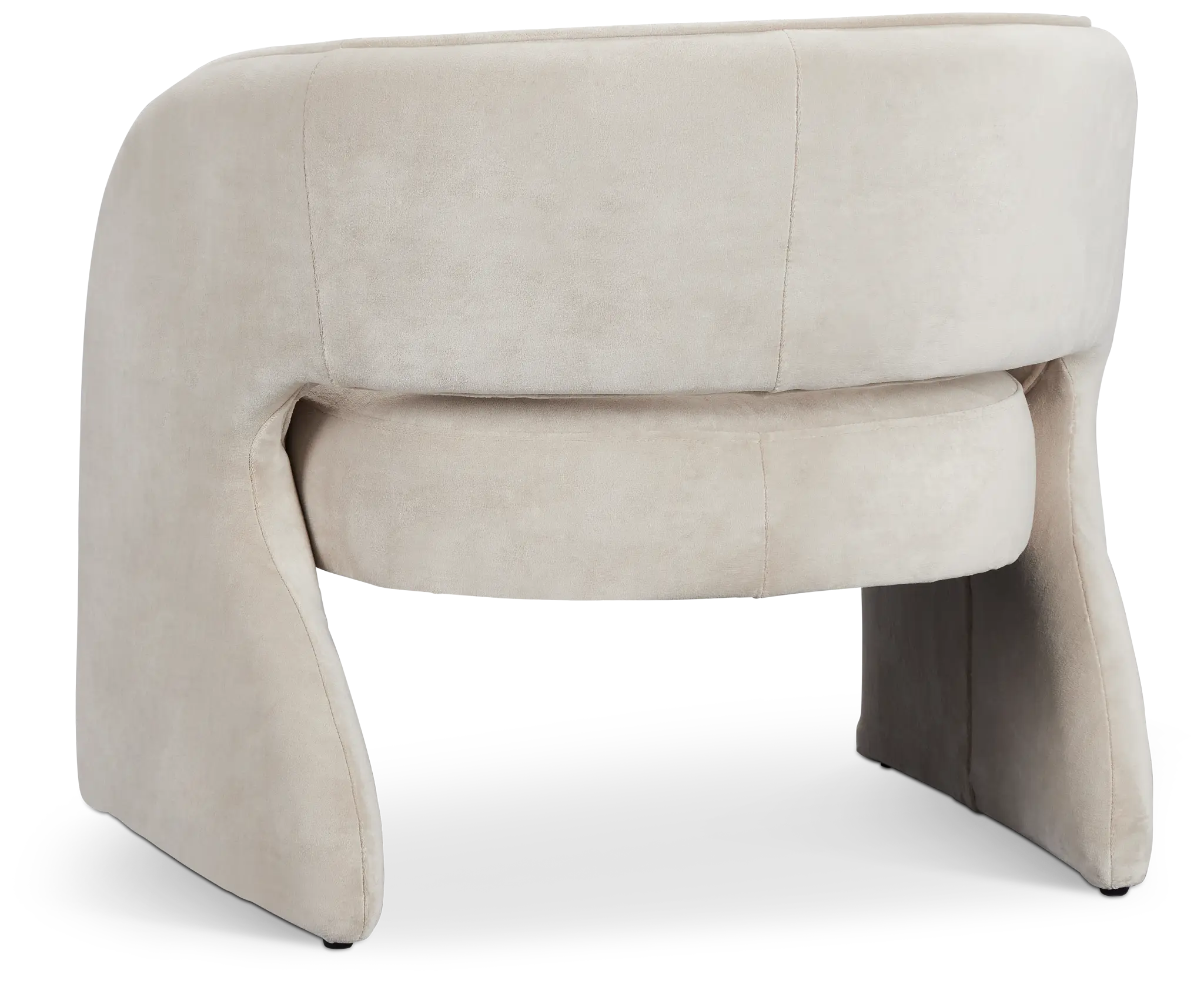 Noel Light Beige Velvet Accent Chair Noel Light Beige Velvet Accent Chair