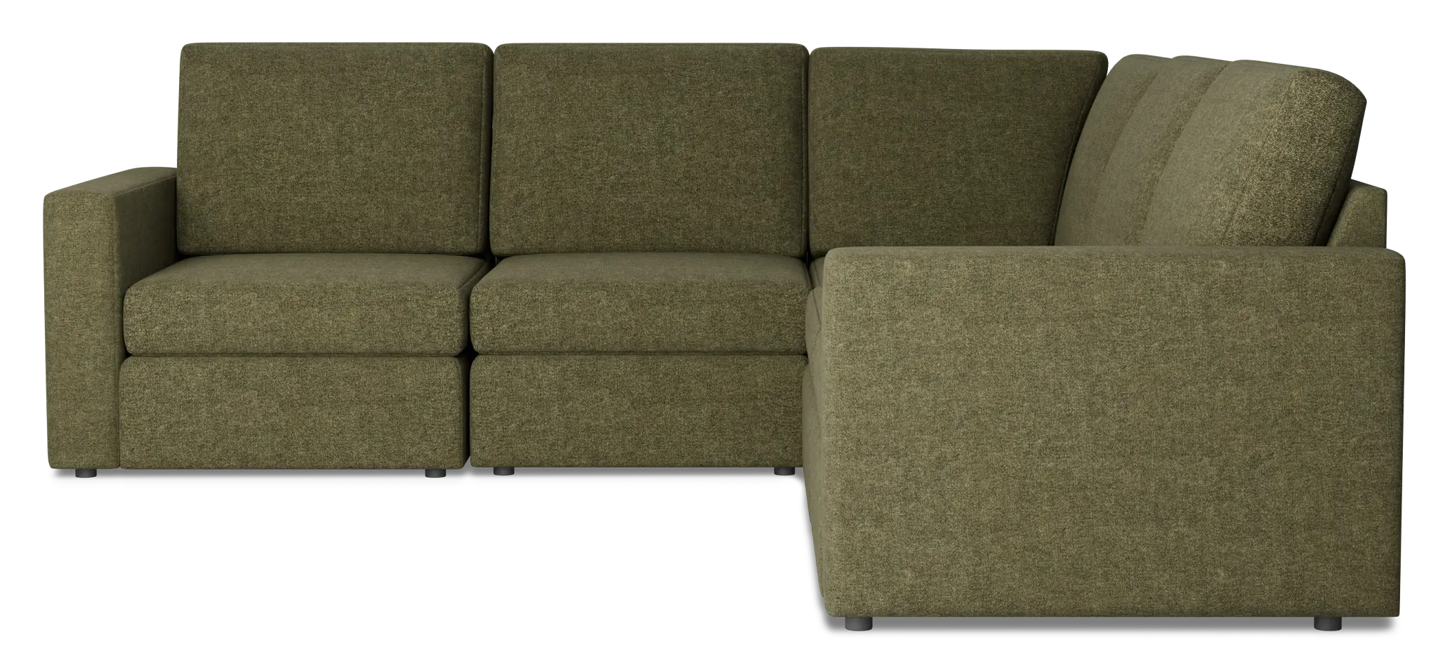 Citymod Green Fabric Small Two-arm Sectional Citymod Green Fabric Small Two-arm Sectional