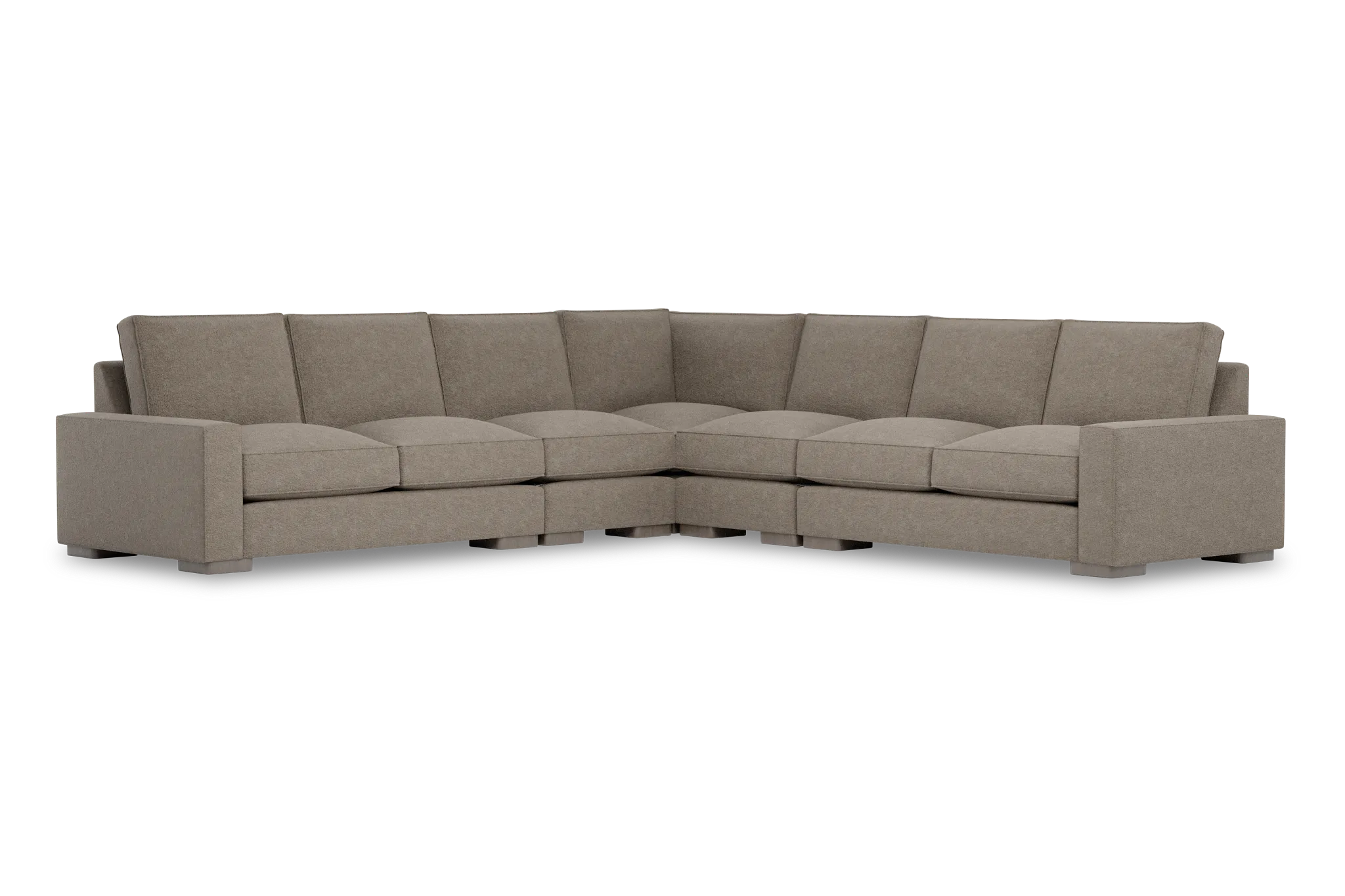 Edgewater Elite Brown Large Two-arm Sectional