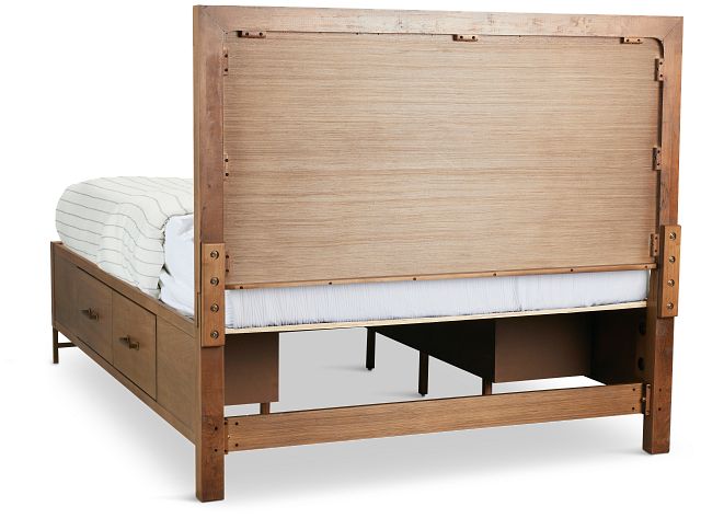 Provo Mid Tone Panel Storage Bed