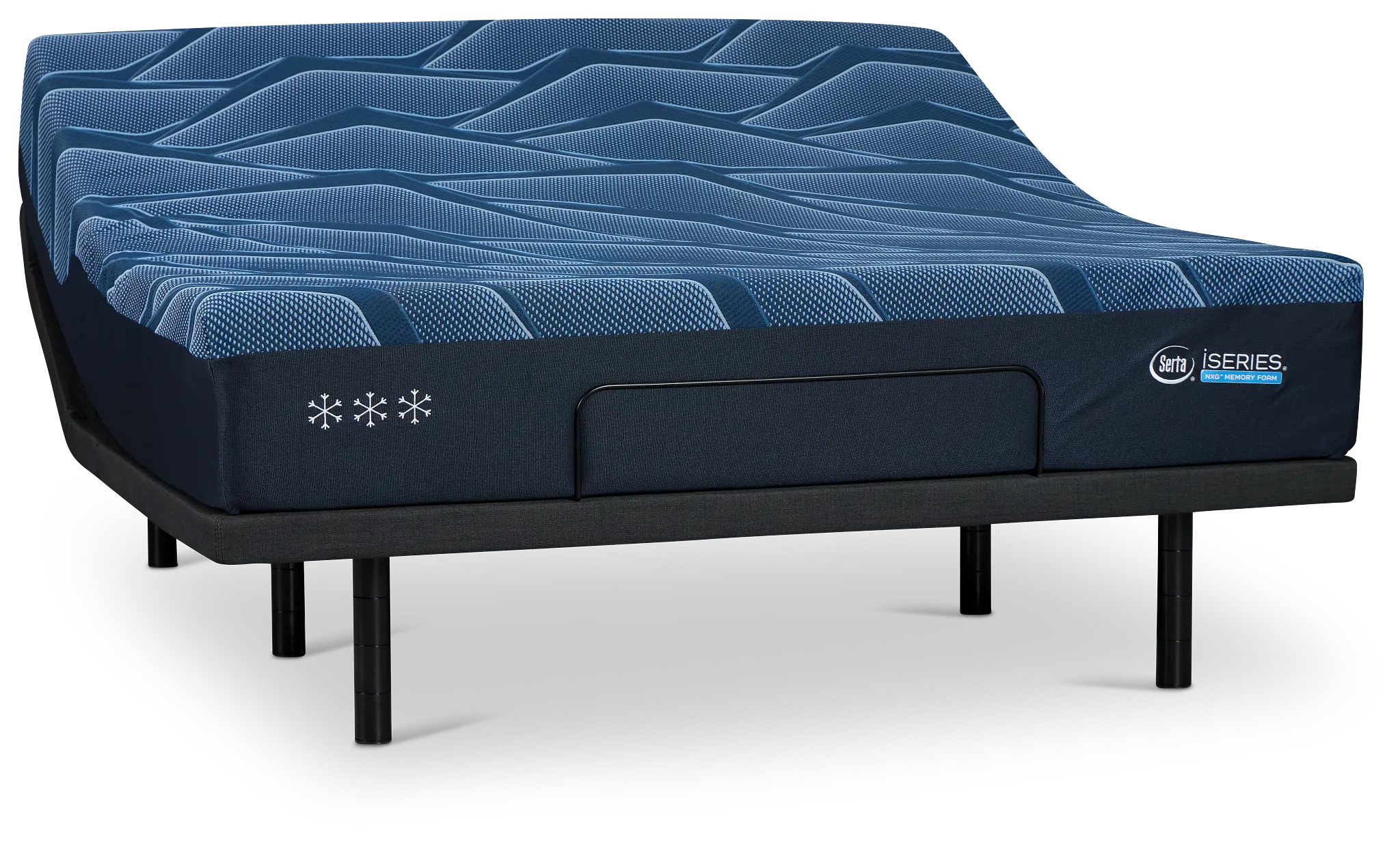 Iseries Nxg3500 13.5" Medium Baselogic Platinum Adjustable Base Mattress Set