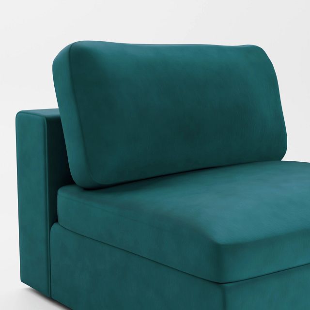 Destin Joya Teal Velvet Swivel Chair