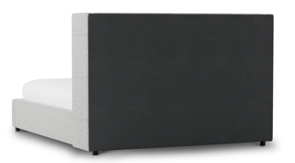 Captiva Natural Beauty Gray 48" Upholstered Shelter Bed Captiva Natural Beauty Gray 48" Upholstered Shelter Bed